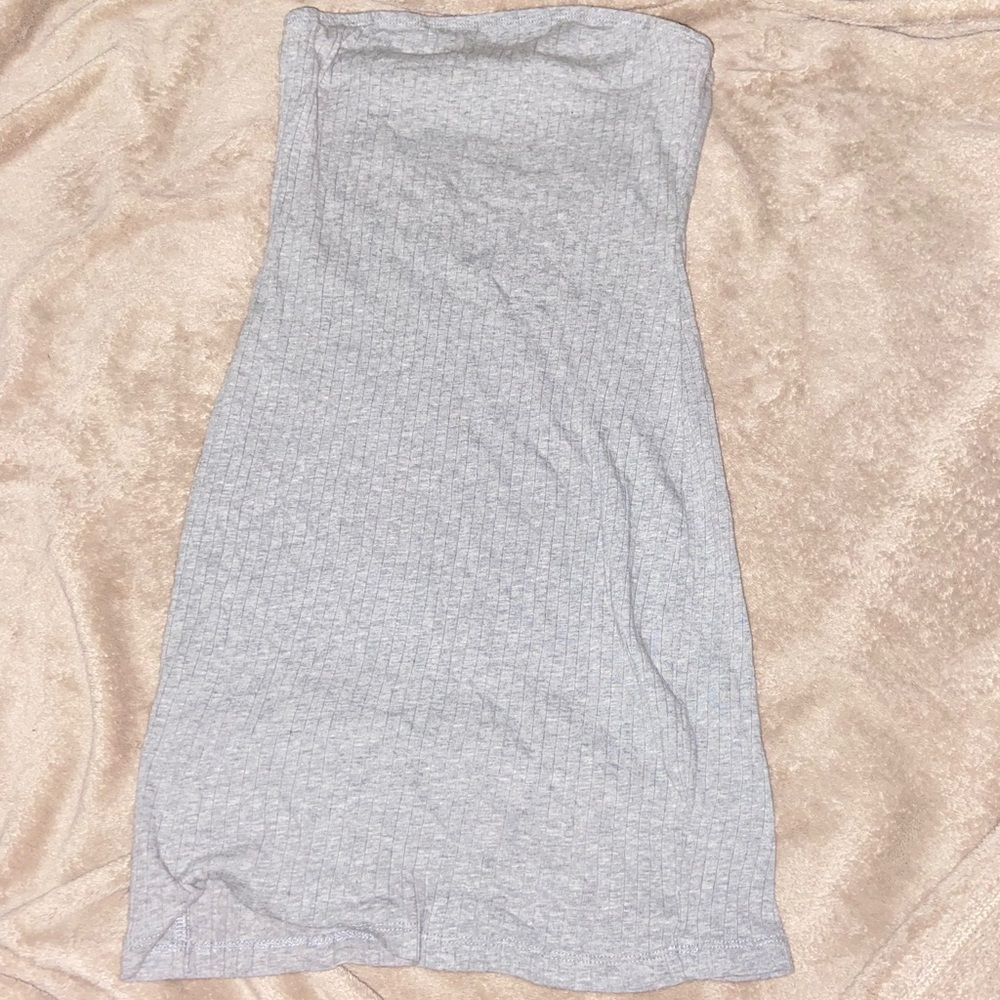 Rib-Knit Tube Dress